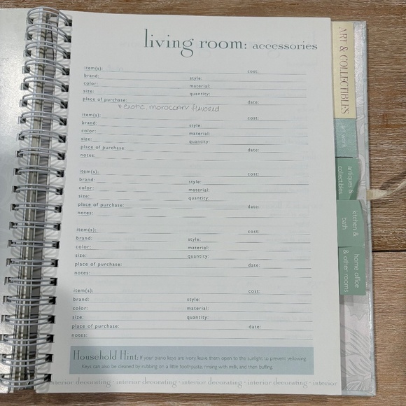 Vintage Y2K Victoria Magazine Home Planner - Picture 9 of 15